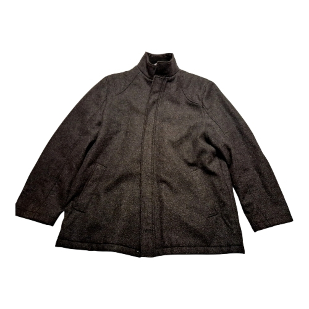 Men's Luxury Wool Charcoal Bomber Jacket Cardinal Of Canada